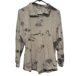 PINK Victoria's Secret Tie-Dye Half Zip Sweatshirt XS